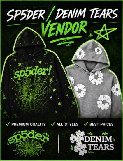 ✨Sp5der/Denim tears Vendor